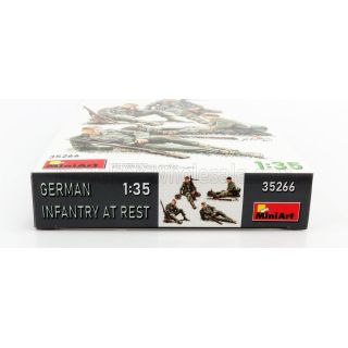 MINIART FIGURES SOLDATI - SOLDIERS MILITARY GERMAN INFANTRY AT REST 1/35