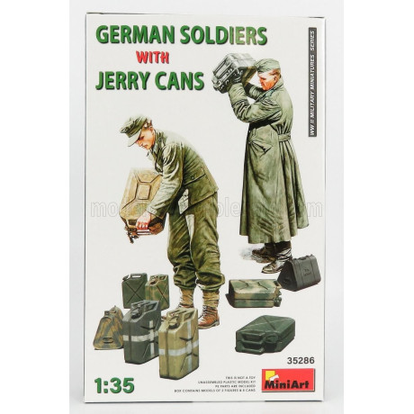 MINIART FIGURES GERMAN SOLDIERS WITH JERRY CANS 1945 1/35