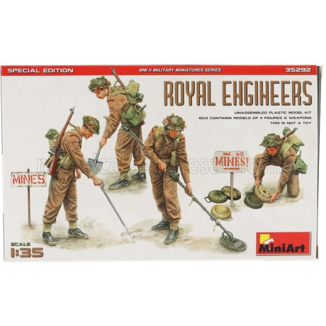 MINIART FIGURES ROYAL ENGINEERS MILITARY 1/35