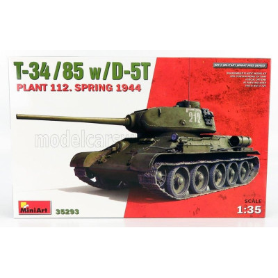 MINIART KAMPFPANZER T-34/85 TANK MILITARY SPRING 1944 1/35