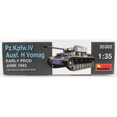 MINIART KRUPP H VOMAG MILITARY TANK JUNE 1943 1/35