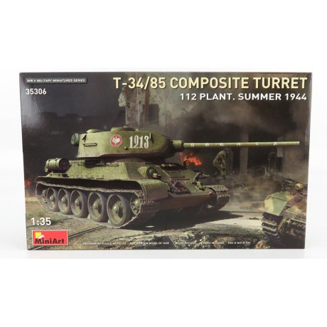 MINIART KAMPFPANZER T-34/85 TANK MILITARY SUMMER 1944 1/35