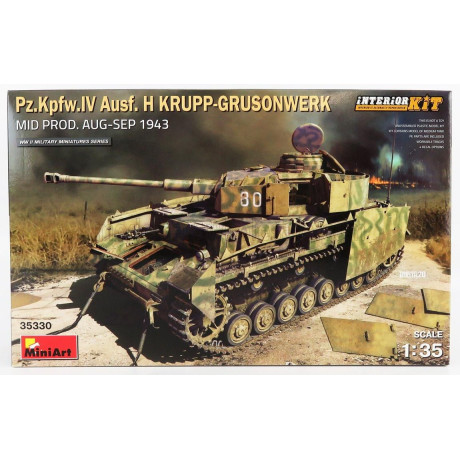 MINIART KRUPP GRUSONWERK  TANK PANZER IV AUSF H MILITARY 1940 1/35