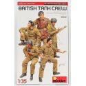 MINIART FIGURES SOLDATI - BRITISH SOLDIERS MILITARY TANK CREW 1/35