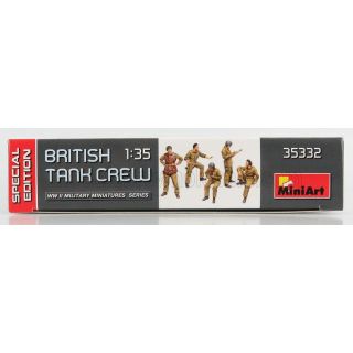 MINIART FIGURES SOLDATI - BRITISH SOLDIERS MILITARY TANK CREW 1/35