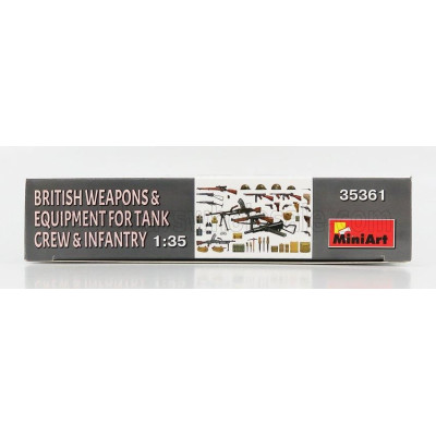 MINIART ACCESSORIES ARMI - BRITISH WEAPONS & EQUIPMENT FOR TANK CREW 1/35