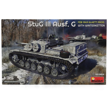 MINIART TANK STUG III AUSF. G MILITARY WITH WINTERKETTEN 1943 1/35