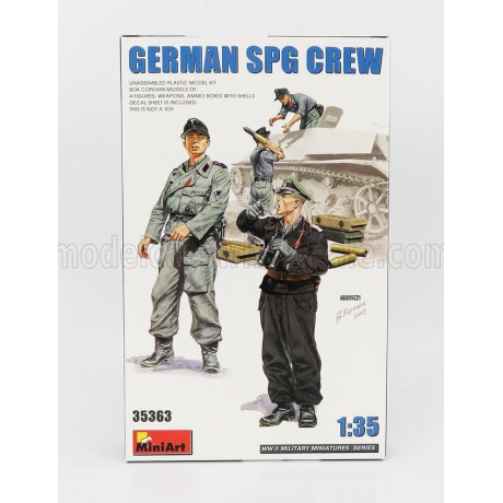 MINIART FIGURES SOLDATI - SOLDIERS GERMAN SPG CREW 1/35