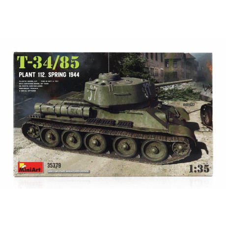 MINIART TANK T34/85 PLANT 112 SPRING MILITARY 1944 1/35