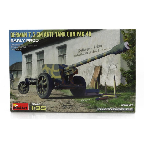 MINIART ACCESSORIES MILITARY GERMAN 7.5 ANTI-TANK GUN PAK 40 1945 1/35