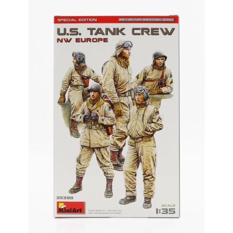 MINIART FIGURES SOLDIER USA TANK CREW MILITARY 1944 1/35