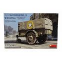 MINIART TRAILER RIMORCHIO - G-518 US CARGO TRAILER BEN HUR MILITARY 1/35
