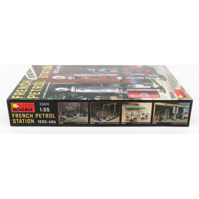 MINIART ACCESSORIES FRENCH PETROL STATION 1/35