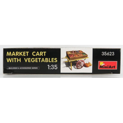 MINIART ACCESSORIES CARRETTO DELLA FRUTTA - MARKET CART WITH VEGETABLES 1/35