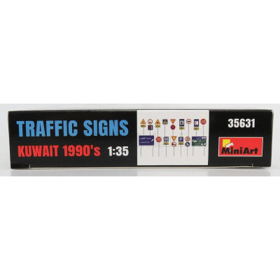 MINIART ACCESSORIES SEGNALI STRADALI - TRAFFIC SIGNS KUWAIT 1990 1/35