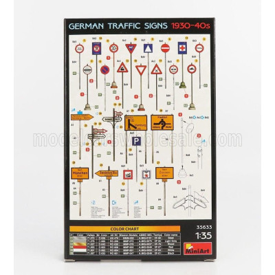 MINIART ACCESSORIES SEGNALI STRADALI - GERMAN TRAFFIC SIGNS 1930-1940 1/35