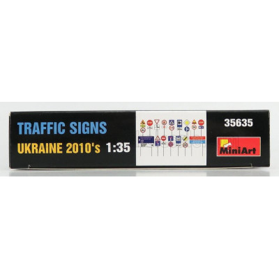 MINIART ACCESSORIES SEGNALI STRADALI - TRAFFIC SIGNS UKRAINE 2010 1/35