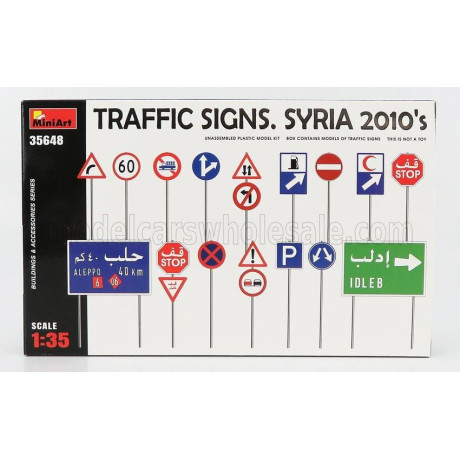 MINIART ACCESSORIES SEGNALI STRADALI - TRAFFIC SIGNS SYRIA 2010 1/35
