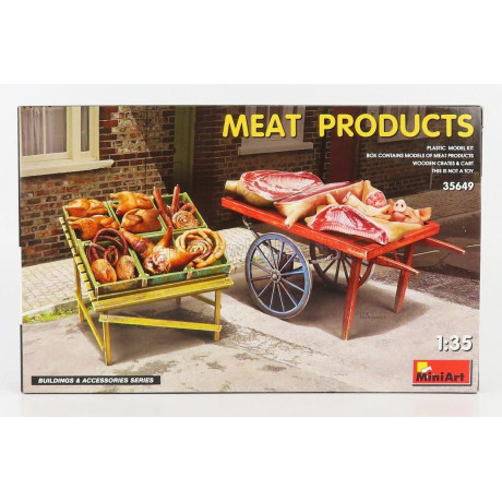 MINIART ACCESSORIES MEAT PRODUCTS TRAILER 1/35
