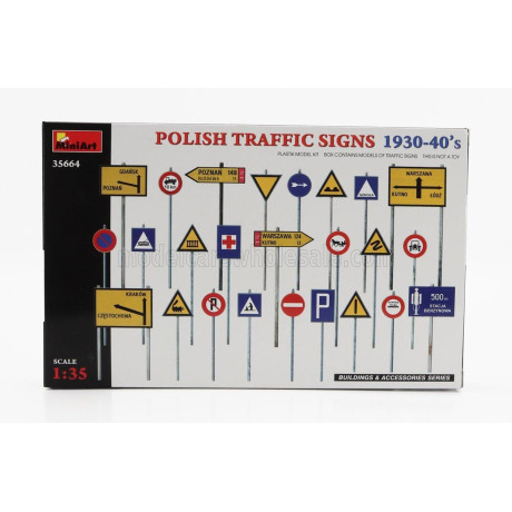 MINIART ACCESSORIES SEGNALI STRADALI - POLISH TRAFFIC SIGNS 1930-1940 1/35