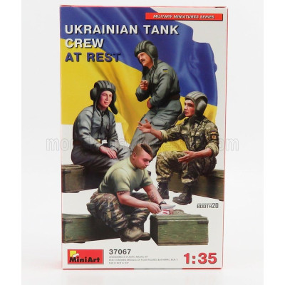 MINIART FIGURES SOLDATI - SOLDIERS MILITARY UKRAINIAN TANK 1/35