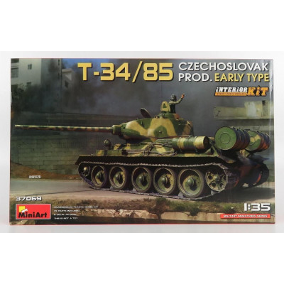 MINIART KAMPFPANZER T-34/85 TANK MILITARY CZECHOSLOVAK 1944 1/35