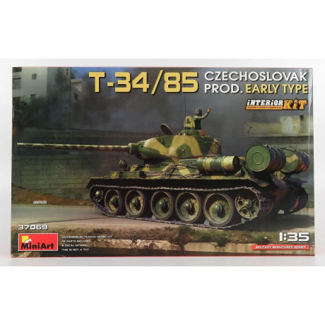 MINIART KAMPFPANZER T-34/85 TANK MILITARY CZECHOSLOVAK 1944 1/35