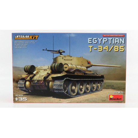 MINIART KAMPFPANZER T-34/85 TANK MILITARY EGYPTIAN 1944 1/35