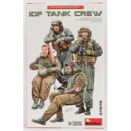 MINIART FIGURES SOLDATI - SOLDIERS MILITARY TANK CREW 1/35