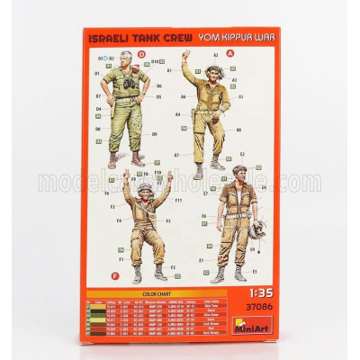 MINIART FIGURES SOLDATI - SOLDIERS ISRAEL TANK CREW MILITARY 1/35