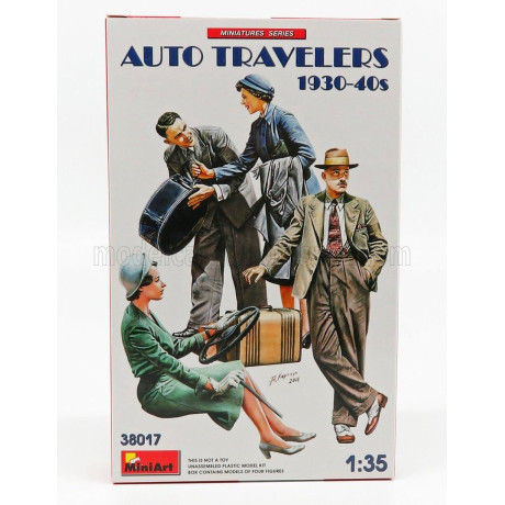MINIART FIGURES AUTO TRAVELERS 1930-40s 1/35