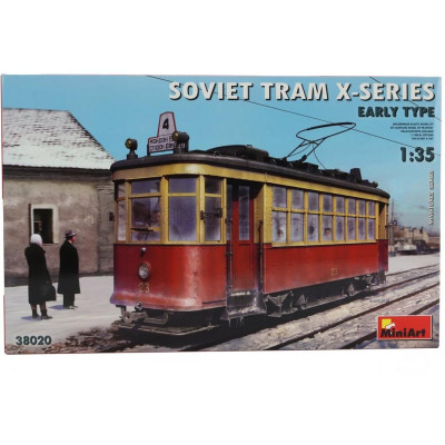 MINIART TRAM SOVIET TRAM X-SERIES AUTOBUS 1950 1/35