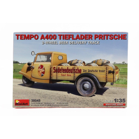 MINIART TEMPO A400 LIEFERWAGEN 3-WHEELS BEER DELIVERY TRUCK 1962 1/35