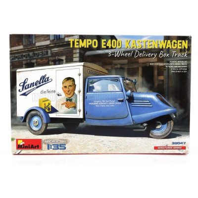MINIART TEMPO E400 VAN KASTENWAGEN 3-WHEELS 1962 1/35