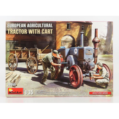 MINIART LANZ BULLDOG D8500 EUROPEAN AGRICULTURAL TRACTOR 1949 1/35