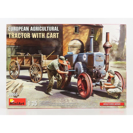 MINIART LANZ BULLDOG D8500 EUROPEAN AGRICULTURAL TRACTOR 1949 1/35