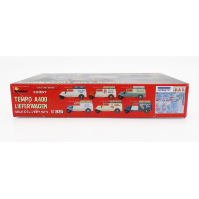 MINIART TEMPO A400 LIEFERWAGEN 3-WHEELS MILK DELIVERY VAN 1962 1/35