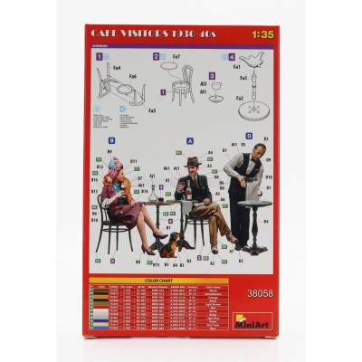 MINIART FIGURES CAFE VISITORS 1930-1940 1/35