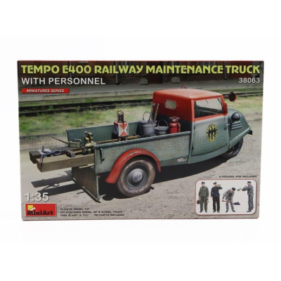 MINIART TEMPO E400 RAILWAY TRUCK 3-WHEELS 1962 1/35