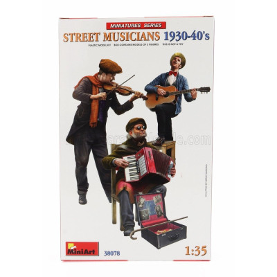 MINIART FIGURES STREET MUSICIANS 1930-1940 1/35