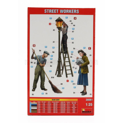 MINIART FIGURES STREET WORKERS 1/35