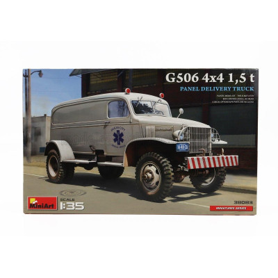 MINIART CHEVROLET G506 1.5t 4x4 PANEL DELIVERY TRUCK MEDICAL SERVICE AMBULANCE 1945 1/35