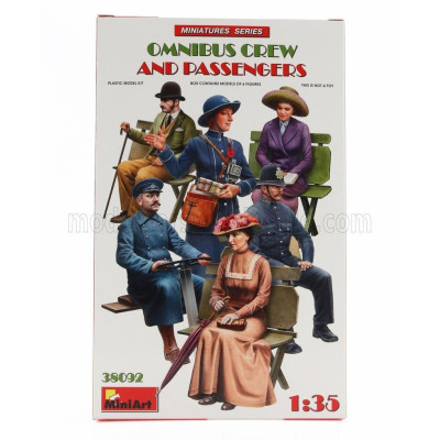 MINIART FIGURES OMNIBUS CREW AND PASSENGERS 1/35