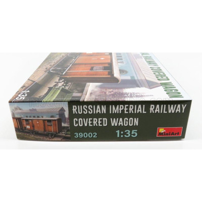 MINIART ACCESSORIES RUSSIAN IMPERIAL RAILWAY COVERED WAGON 1/35