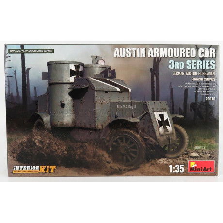 MINIART AUSTIN PATTERN MILITARY TANK GERMAN 1918 1/35