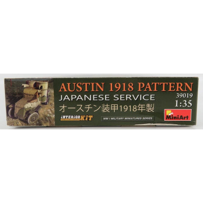 MINIART AUSTIN PATTERN MILITARY TANK JAPANESE SERVICE 1918 1/35