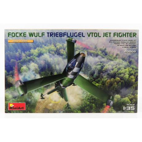 MINIART FOCKE-WULF TRIEBFLUGEN VTOL JET FIGHTER 1/35