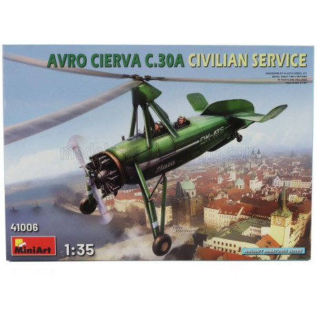 MINIART AVRO CIERVA C.30 AIRPLANE CIVILIAN SERVICE 1933 1/35