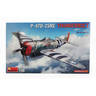 MINIART DRAGON WINGS P-47D-30 THUNDERBOLT AIRPLANE MILITARY 1942 1/48