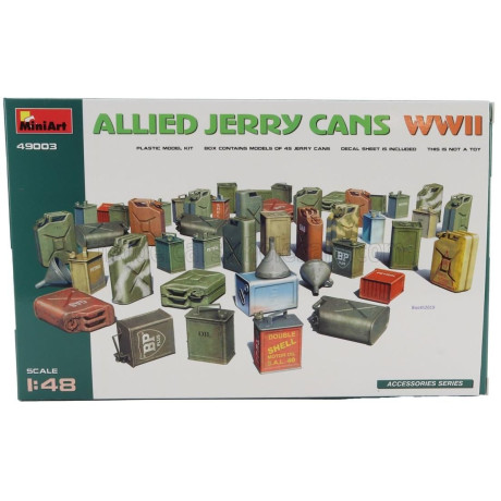 MINIART ACCESSORIES ALLIED JERRY CANS 1945 1/48